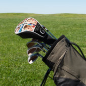 カスタム4フォトコラージョフモノグラムのルヘッドカバー ゴルフヘッドカバー (インサイチュ)