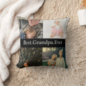 カスタム4フォトコラージョ最高のンパエバー クッション (ブランケット)