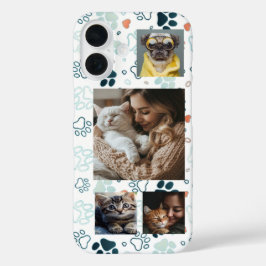 カスタム4フォトスロットとプリント iPhone 16ケース