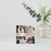 カスタム4フォトミニマル写真家スクエアスクー スクエア名刺 (スタンド正面)