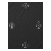 カスタム4ロゴ会社ビジネスレストランプロモーション テーブルクロス (正面)