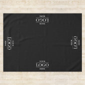 カスタム4ロゴ会社ビジネスレストランプロモーション テーブルクロス