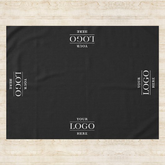 カスタム4ロゴ会社ビジネスレストランプロモーション テーブルクロス