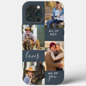 カスタム4写真すべての私が愛する石板 Case-Mate iPhoneケース (裏面)