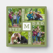 カスタム4写真コラージュ最高のプドアドエバーグリーン フォトプラーク (正面)