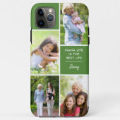 カスタム4写真ナナライフはライフ最高のグリーン Case-Mate iPhoneケース (裏面)