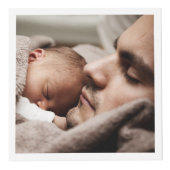 カスタム4写真最高のパパモダンEver Father's Day フォトキューブ (正面)