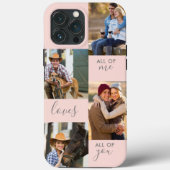 カスタム4写真私は皆ピンクを愛している Case-Mate iPhoneケース (裏面)