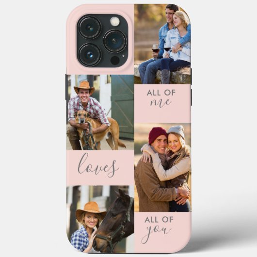 カスタム4写真私は皆ピンクを愛している Case-Mate iPhoneケース (裏面)