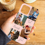 カスタム4写真私は皆ピンクを愛している iPhone 13 PRO MAXケース<br><div class="desc">iphone パーソナライズされた 13 pro max （および他の多くのモデル）の電話ケース。このケースはカスタム4枚の写真とお気に入りの文言「All of Me Loves All of You」の写真コラージュを備えている。この写真テンプレートは、2つの垂直ポートレートと2つの正方形のインスタグラムとして表示される写真を追加する準備ができている。このデザインは、グレーのレタリング（編集可能）を持つ明るいピンクの背景を持つ。iPhone 13 Pro Max用に設計されているが、他の多くのモデルに適合する。モデルもしチェッ違うクを選択して、デザインがまだプレビューで見え素晴らして、必要に応じてもしクリック「tweak to fresponsible」またはメッセージを私に追加する。</div>