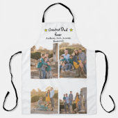 カスタム4写真素晴らしパパEver Father's Day Long エプロン (正面)