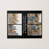 カスタム4写真素晴らしパパEver Father's Day SM ジグソーパズル (横)