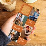 カスタム4写真All Of Me Loves All Of You Brown iPhone 13 Pro Maxケース<br><div class="desc">iphone パーソナライズされた 13 pro max （および他の多くのモデル）の電話ケース。このケースはカスタム4枚の写真とお気に入りの文言「All of Me Loves All of You」の写真コラージュを備えている。この写真テンプレートは、2つの垂直ポートレートと2つの正方形のインスタグラムとして表示される写真を追加する準備ができている。このデザインは茶色の背景にクリームレタリング（編集可能）が付いている。iPhone 13 Pro Max用に設計されているが、他の多くのモデルに適合する。モデルもしチェッ違うクを選択して、デザインがまだプレビューで見え素晴らして、必要に応じてもしクリック「tweak to fresponsible」またはメッセージを私に追加する。</div>