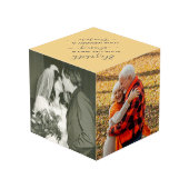 カスタム4写真Your Life was 賛美 an Memorial フォトキューブ (裏面アングル)