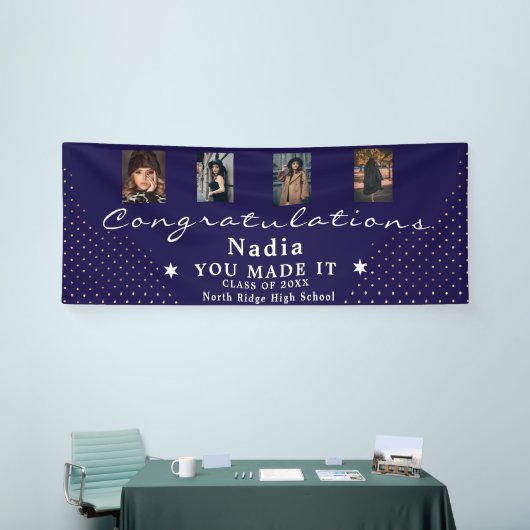 カスタム4又は5写真卒業パーティー 横断幕 (トレードショー)