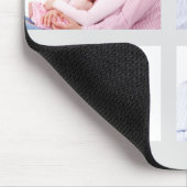 カスタム4家族の写真コラージュ四角形フレーム マウスパッド (コーナー)