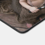 カスタム4枚のフォトコラージュのデスクマット デスクマット (コーナー)