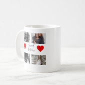 カスタム4枚の写真コラージュ |第16回誕生日パーティー コーヒーマグカップ (正面左)