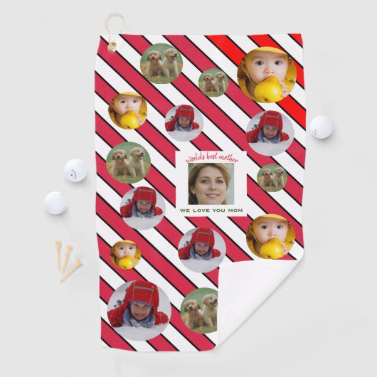 カスタム4枚の写真🎄ホリ最高のー ゴルフタオル (インサイチュ)