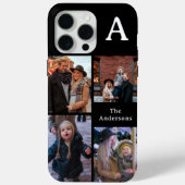 カスタム4枚の写真、モノグラム、家族の名前を追加 Case-Mate iPhoneケース (裏面)