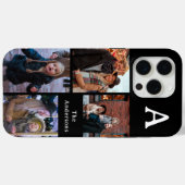 カスタム4枚の写真、モノグラム、家族の名前を追加 Case-Mate iPhoneケース (裏面 (横))