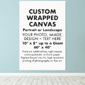 カスタム40インチx 60インチプレミアムキャンバスプリント空白の キャンバスプリント (インサイチュ (ウッドフロア))