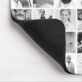 カスタム42枚モダン家族とペットの思い出 マウスパッド (コーナー)