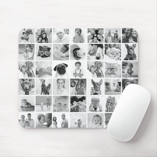 カスタム42枚モダン家族とペットの思い出 マウスパッド (マウス)