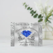 カスタム45周年記念招待状保存日 案内ポストカード (スタンド正面)