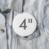 カスタム4"インチの巨大な円形のバッジのブランクのテンプレート 缶バッジ (インサイチュ)