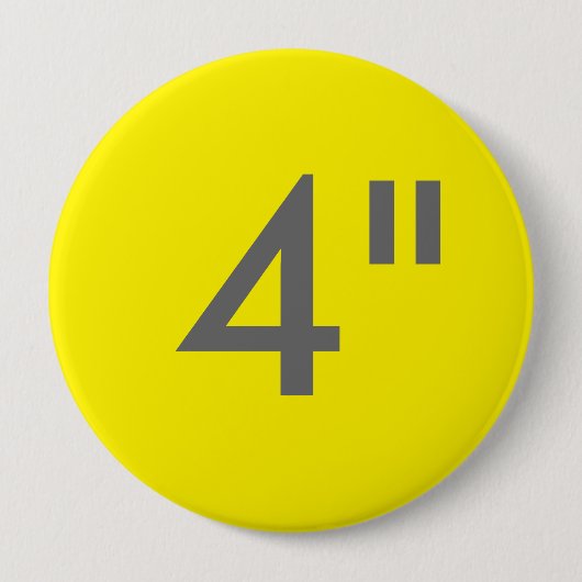 カスタム4"インチの巨大な円形のバッジのブランクのテンプレート 缶バッジ (正面)