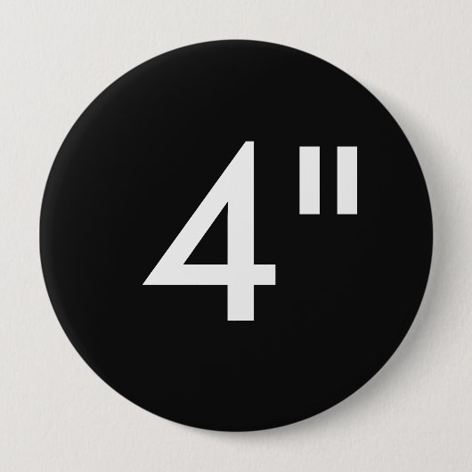 カスタム4"インチの巨大な円形のバッジのブランクのテンプレート 缶バッジ (正面)