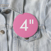 カスタム4"インチ巨大な円形ボタンのブランクのテンプレート 缶バッジ (インサイチュ)