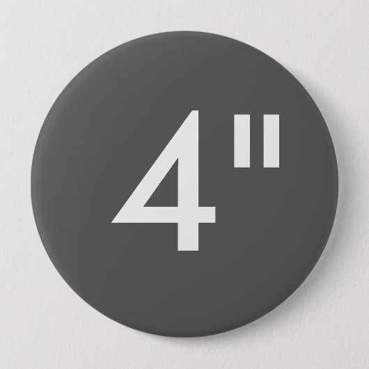 カスタム4"インチ巨大な円形ボタンのブランクのテンプレート 缶バッジ (正面)