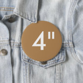 カスタム4"インチ巨大な円形ボタンのブランクのテンプレート 缶バッジ (インサイチュ)