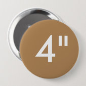 カスタム4"インチ巨大な円形ボタンのブランクのテンプレート 缶バッジ (正面&裏面)