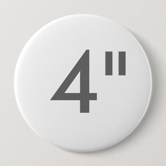 カスタム4"インチ巨大な円形ボタンのブランクのテンプレート 缶バッジ (正面)