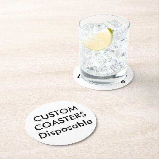 カスタム4"円形の使い捨て可能なパーティーのコースター ラウンドペーパーコースター (インサイチュ)