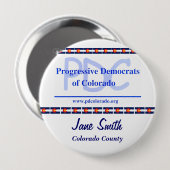 カスタム4" PDCボタン 缶バッジ (正面&裏面)