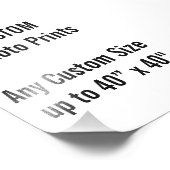 カスタム4" x 6"フォトプリント(または任意のカスタムサイズ) フォトプリント            (角)