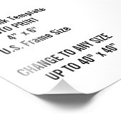 カスタム4" x 6"フォトプリント（米国フレームサイズ） フォトプリント            (角)