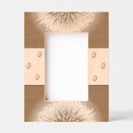 カスタム4" x 6"ポートレート、FrameStyle：ナチュラル レーザー彫刻フレーム