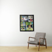 カスタム5の写真の記念品のコラージュの壁掛け タペストリー (インサイチュ)