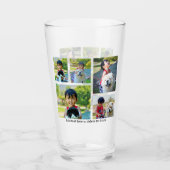 カスタム5の写真の記念品のコラージュ タンブラーグラス (正面)