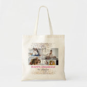 カスタム5フォトコラージホリデー トートバッグ (正面)