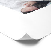 カスタム5フォトコラージュインスタグラムギャラリーモノグラム ポスター (角)