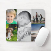 カスタム5フォトコラージュパーソナライズされた マウスパッド (マウス)