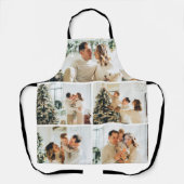 カスタム5フォトコラージュ全周プリントエプロン エプロン (正面)