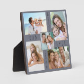 カスタム5フォトコラージュ最高のパパグレープラーク フォトプラーク (正面)