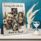 カスタム5フォトコラージュTabletopプラーク フォトプラーク (側面)